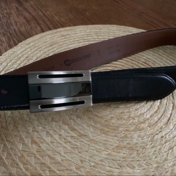 Bench Craft GenuineLeather Made In Canada Men Belt - Picture 3 of 15